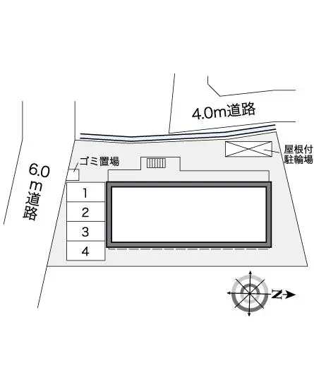 ★手数料０円★西宮市段上町　月極駐車場（LP）